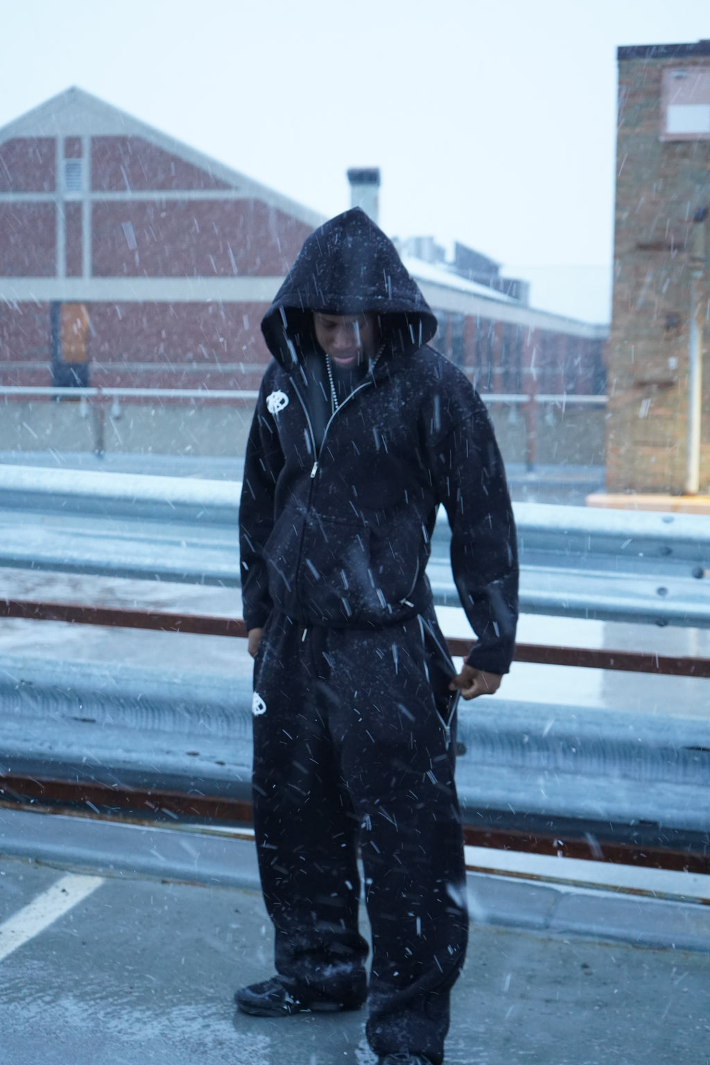 BLACK WXR JOGGING SUIT