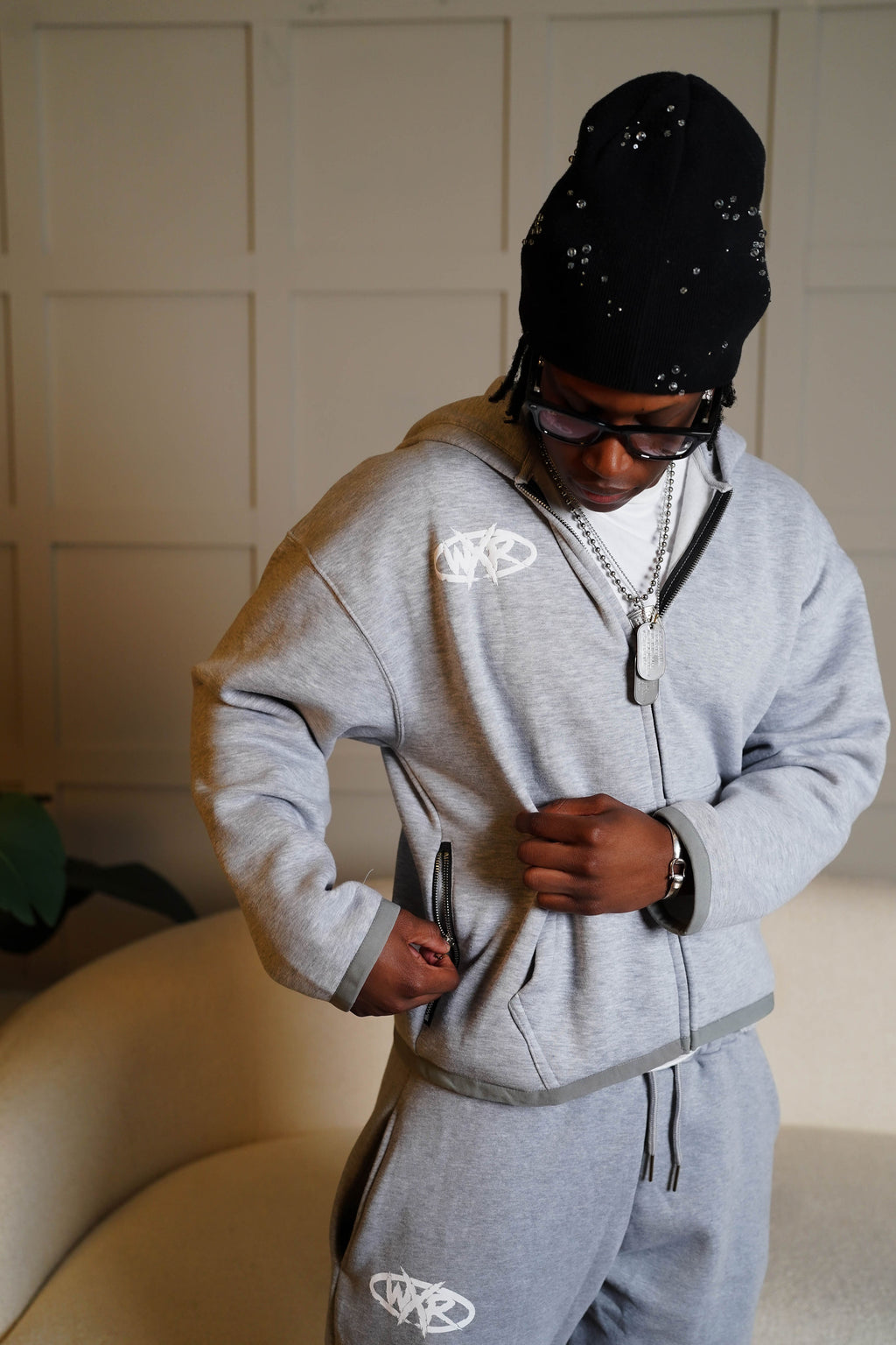 GREY WXR JOGGING SUIT