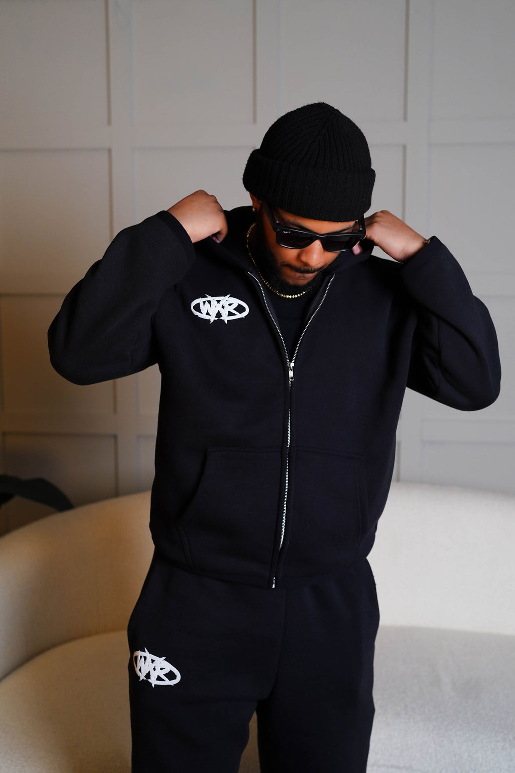 BLACK WXR JOGGING SUIT