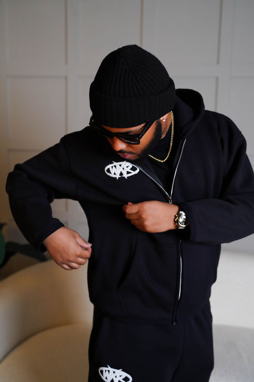 BLACK WXR JOGGING SUIT