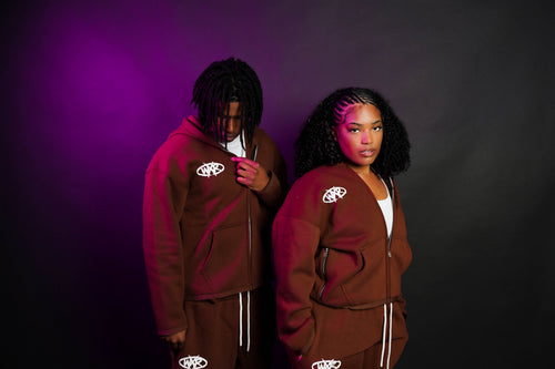 BROWN WXR JOGGING SUIT