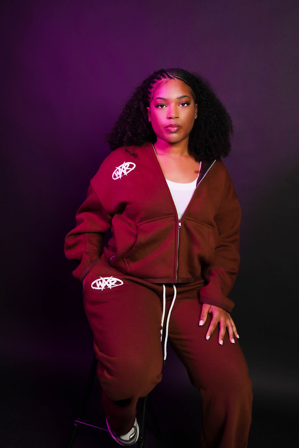 BROWN WXR JOGGING SUIT